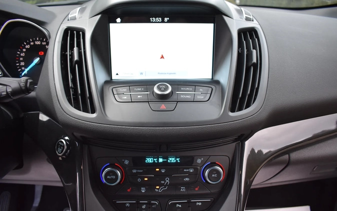 Ford Kuga cena 73500 przebieg: 118357, rok produkcji 2018 z Stoczek Łukowski małe 781